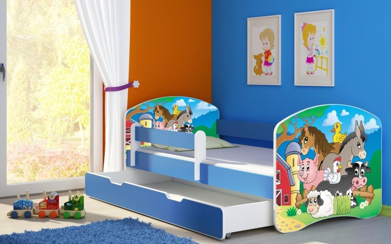 Kinderbett Dream mit verschiedenen Motiven 160x80 Farm Bild 1