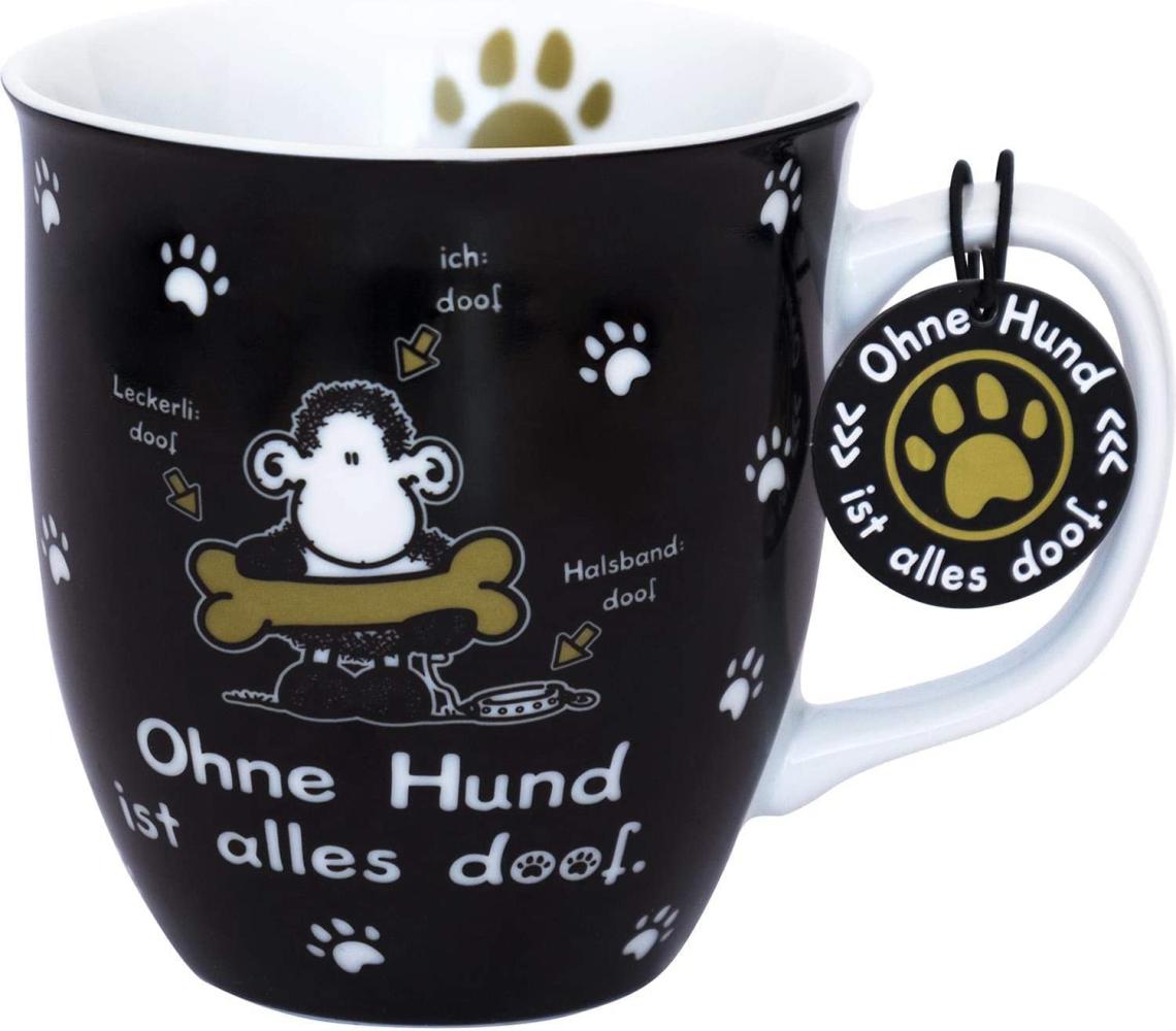 Sheepworld - Geschenk- Büro- Kaffee- Tasse "Ohne Hund ist alles doof" 0,4l 45704 Bild 1