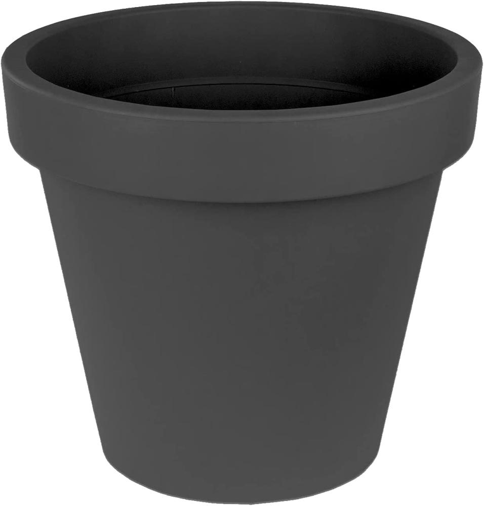 Blumentopf Ø 58 cm aus Kunststoff - Anthrazit - Pflanztopf Containertopf Übertop Bild 1