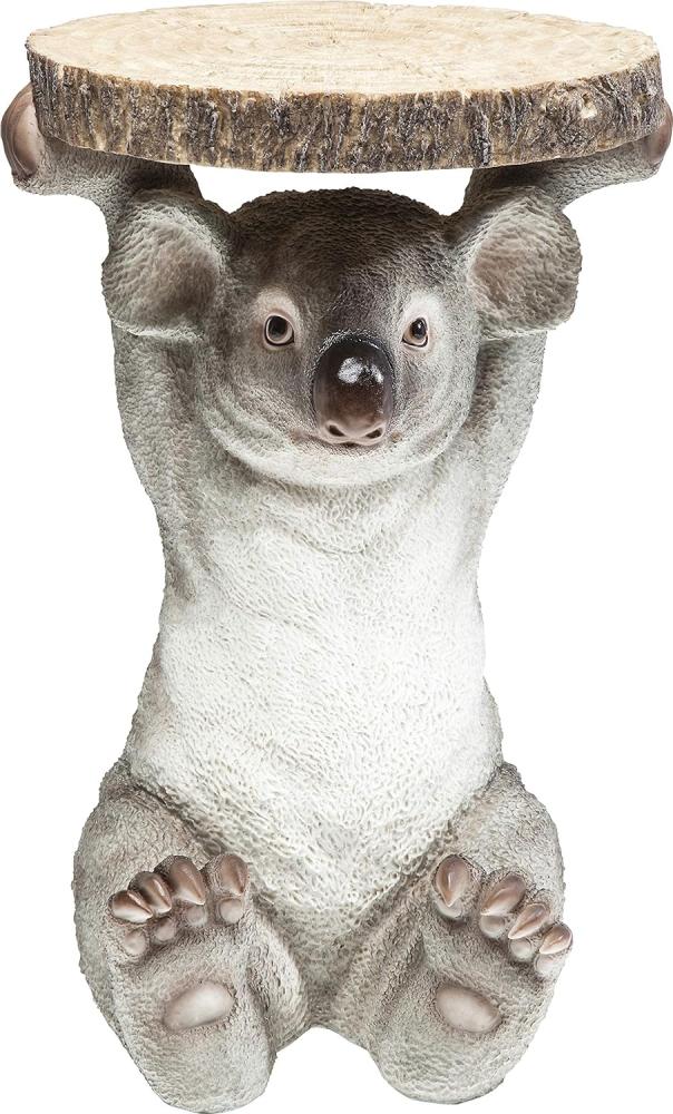 Kare Design Beistelltisch Animal Koala, 52x35x33cm, Groß, Grau Bild 1