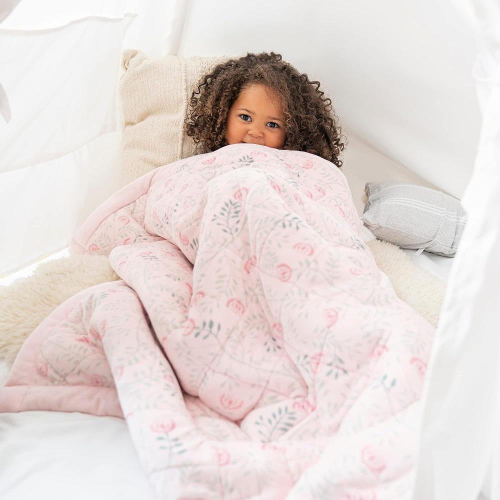 aden + anais™ Embrace kuschelige beschwerte Decke fürs Kleinkindbett, gewichtete Winter-Decke für Baby und Kinder, über 12kg, 78 x101cm, Morris Vine Bild 1