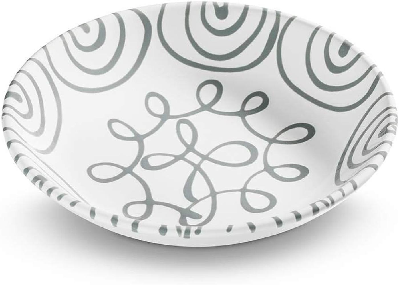Gmundner Keramik Graugeflammt Suppenteller Cup (Ø 20cm) Bild 1