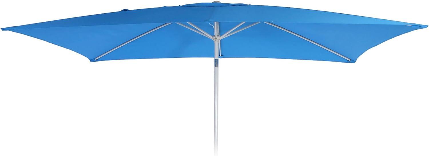 Ersatz-Bezug für Sonnenschirm N23, Sonnenschirmbezug Ersatzbezug, 2x3m rechteckig Stoff/Textil 4,5kg UV 50+ ~ blau Bild 1