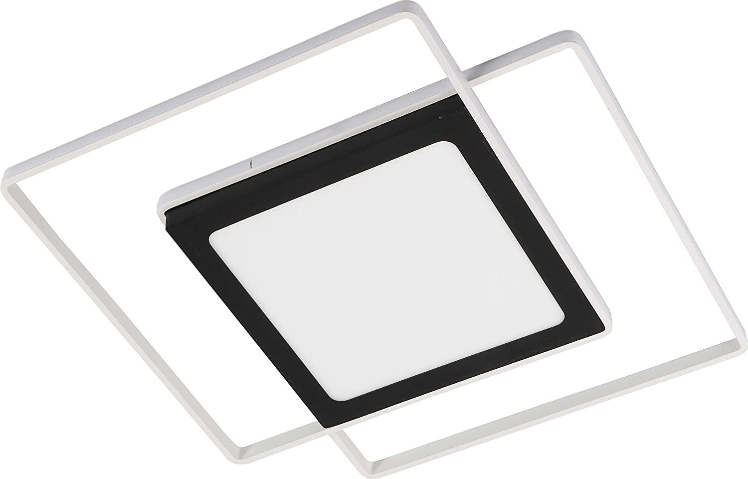 Wofi LED Deckenleuchte NIVALA, 1-flammig, 40 W, 2880 lm, Warmweiß, Weiß - WOFI Leuchten Bild 1