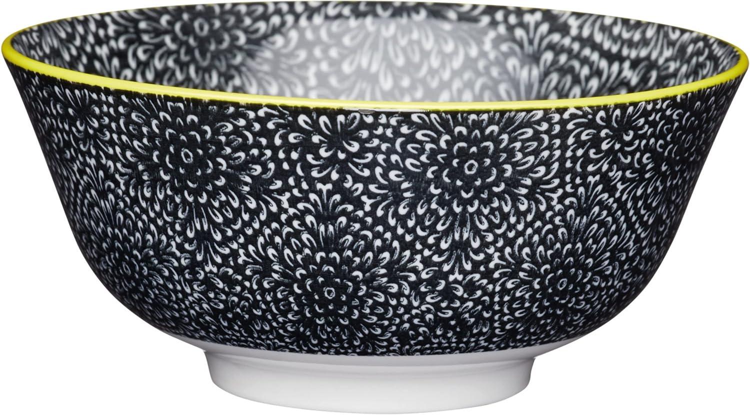 KitchenCraft Stoneware Bowl 15,7 cm Floral Bild 1