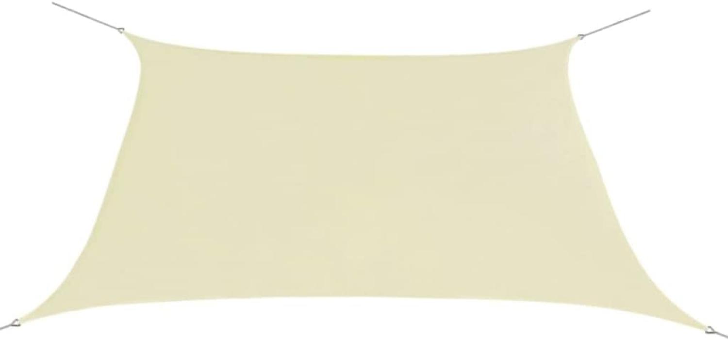 Sonnensegel Oxford Gewebe Quadratisch 3,6 x 3,6 m Creme Bild 1