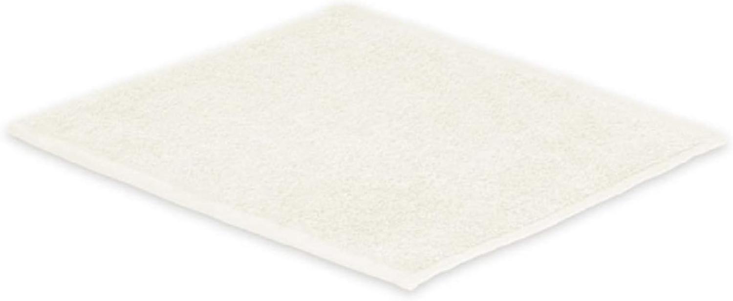 Seiftuch Frottier 500 g/m² 30 x 30 cm Naturweiß Bild 1