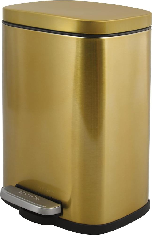 Treteimer Akira - Gold glänzend 5 Liter Bild 1