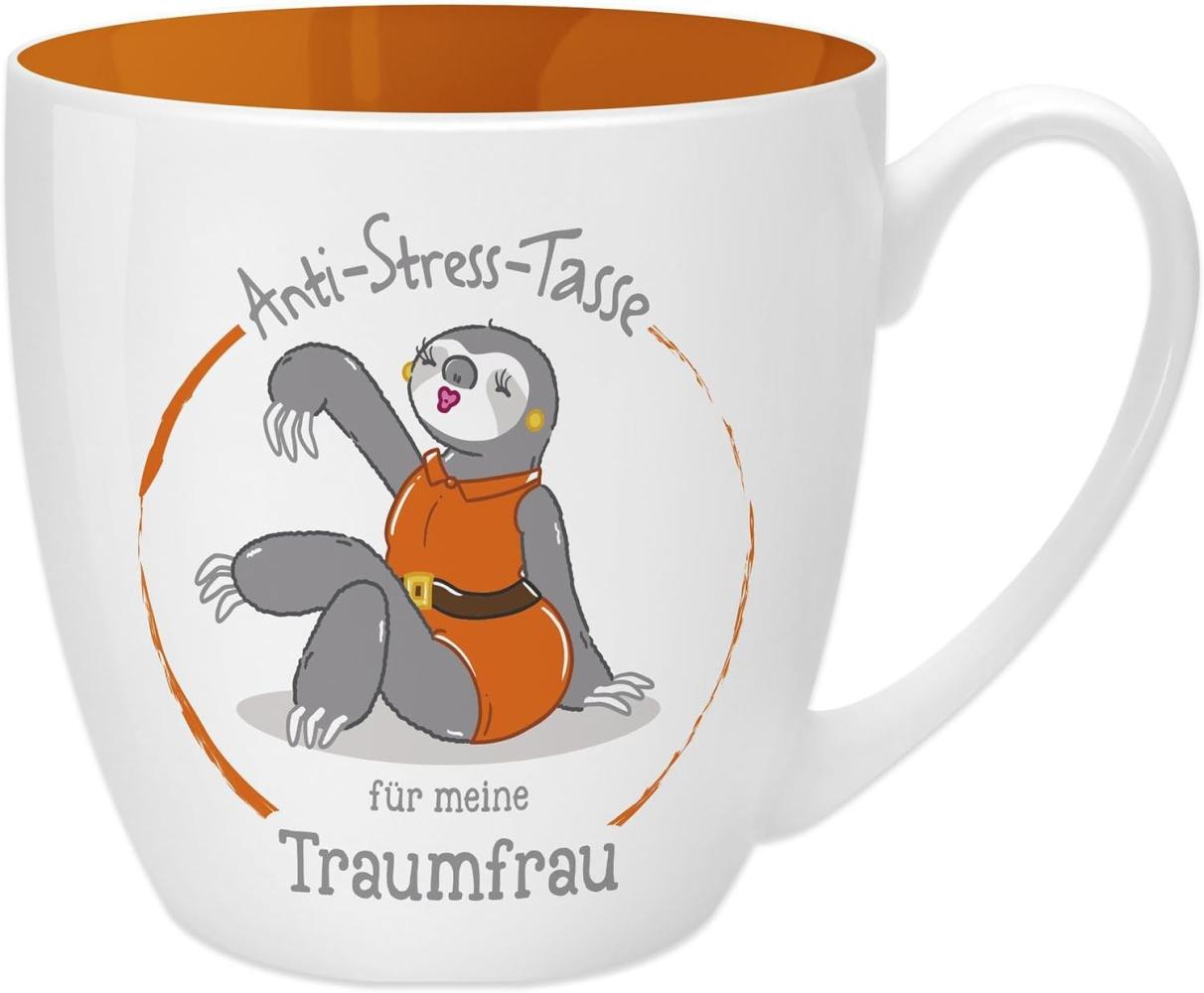 GRUSS & CO Anti-Stress-Tasse Motiv "Traumfrau" | Tasse mit Spruch, 45 cl, New Bone China | Geschenk für Sie | 45511 Bild 1