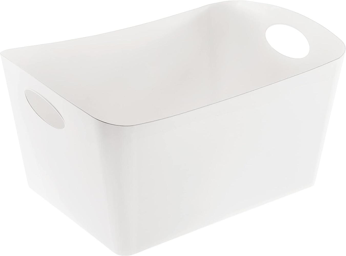 Koziol Aufbewahrungsbox Boxxx L, Kiste, Bottich, Organic Recycled, Recycled White, 15 L, 1403125 Bild 1