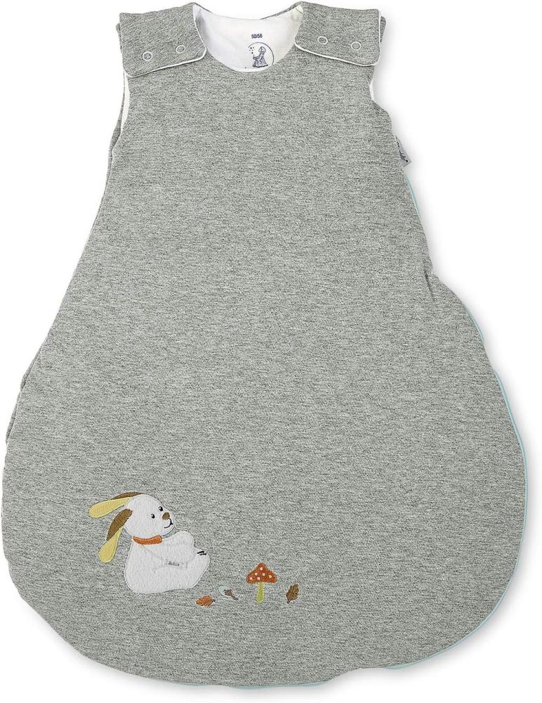 Sterntaler Schlafsack für Babys, Reißverschluss und Knöpfe, Größe: 62/68, Waldis, Grau Bild 1