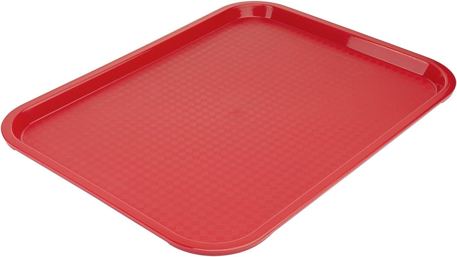 Contacto Serviertablett rechteckig 40 x 30 cm rot Polypropylen rutschhemmend Gastro-Tablett Bild 1