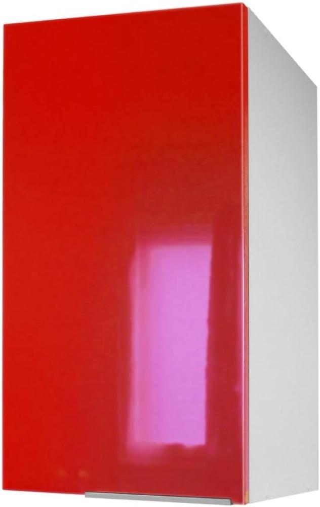 Berlioz Creations CP4HR Hängeschrank für Küche mit Tür in rotem Hochglanz, 40 x 34 x 70 cm, 100 Prozent französische Herstellung Bild 1