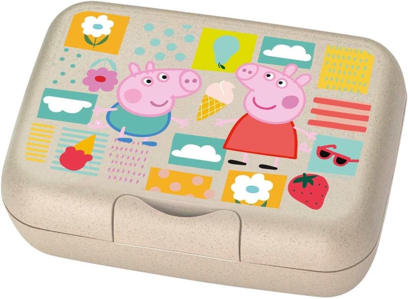 Koziol CANDY Lunchbox mit Trennschale L Peppa Pig organic sand - A Bild 1