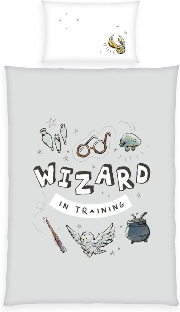 Harry Potter Bettwäsche Wizard in training, Größe 100x135 + 40x60 cm Bild 1