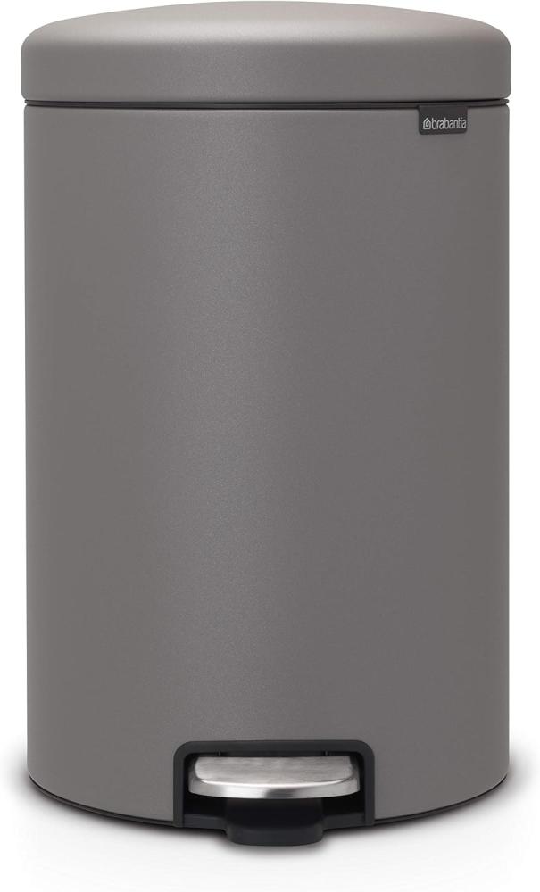 Brabantia Treteimer newIcon, Mineral Concrete Grey, 20 Liter Bild 1