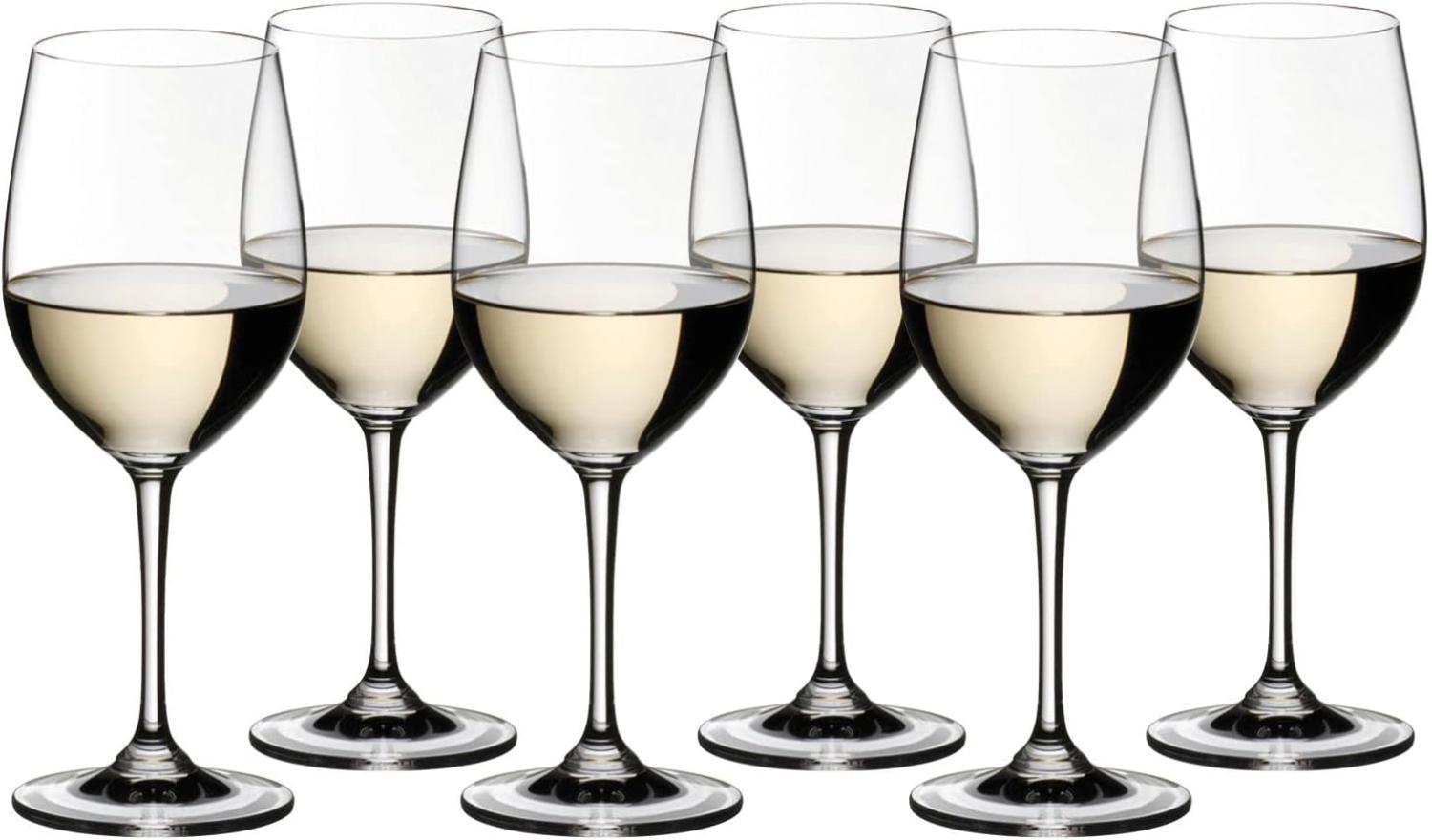 Riedel Vinum Kauf 8 Zahl 6, 8 x Viognier / Chardonnay, Weißweinglas, hochwertiges Glas, 350 ml, 7416/05 Bild 1