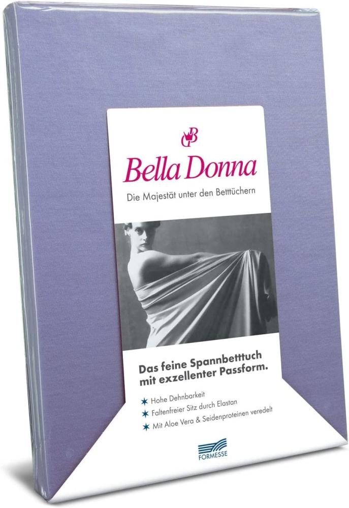 Formesse Bella-Donna Jersey Spannbettlaken | 180x200 - 200x220 cm | azur Bild 1