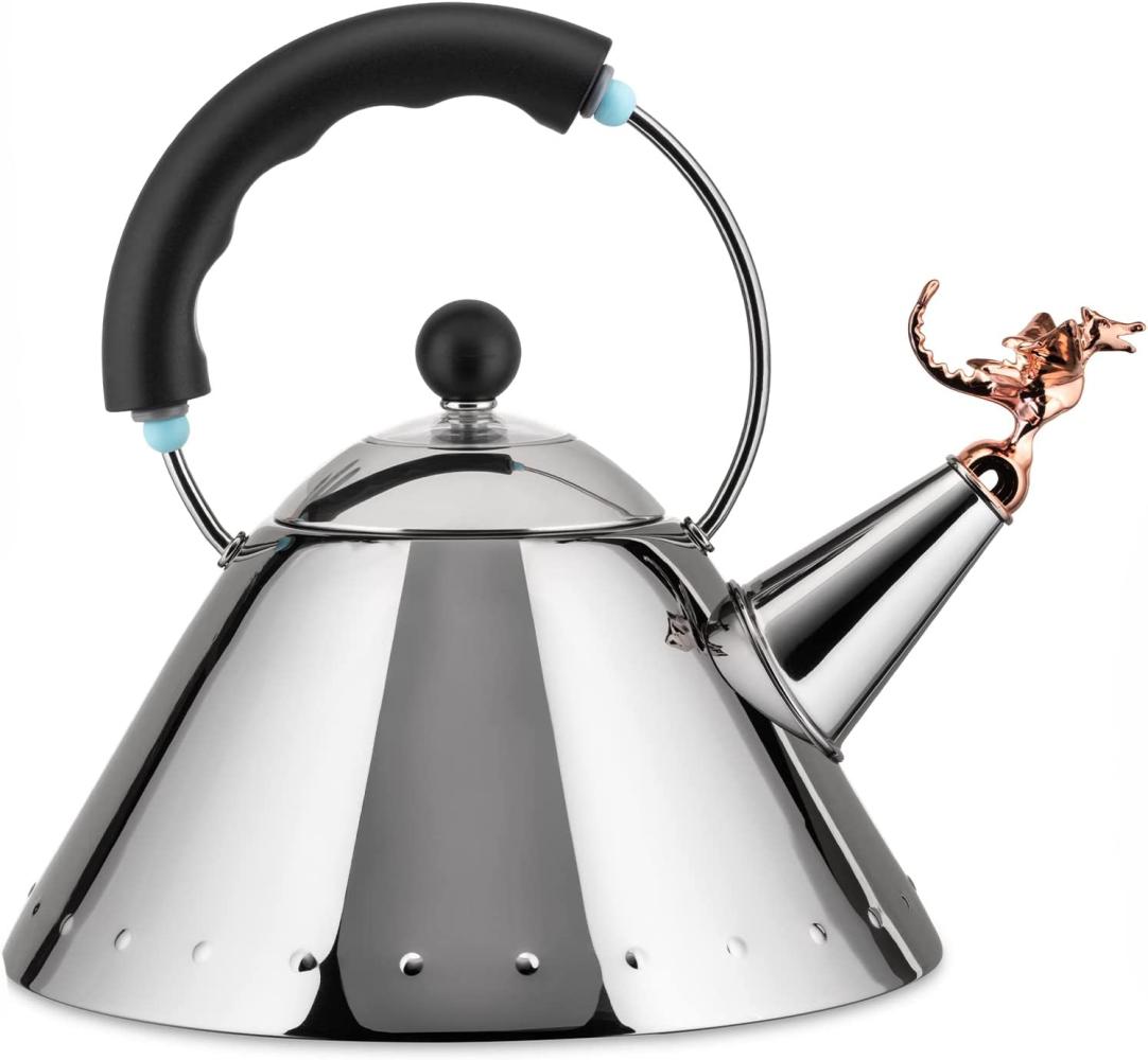 Alessi Wasserkessel Tea Rex schwarz Michael Graves - 9093REX B Bild 1