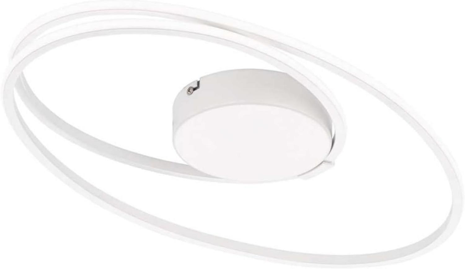 WOFI Nia 762 LED Deckenleuchte weiß 1500lm mit Stepdimmer 50x30x3,8cm Bild 1