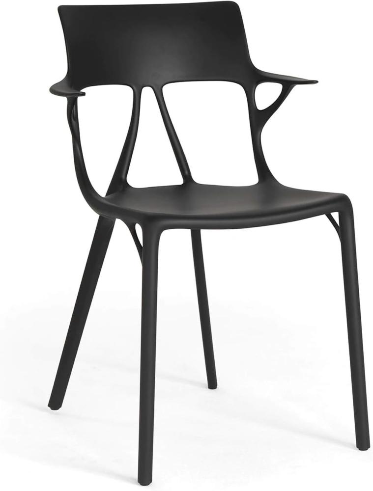 Stuhl A. I. mit Rückenlehne schwarz Bild 1