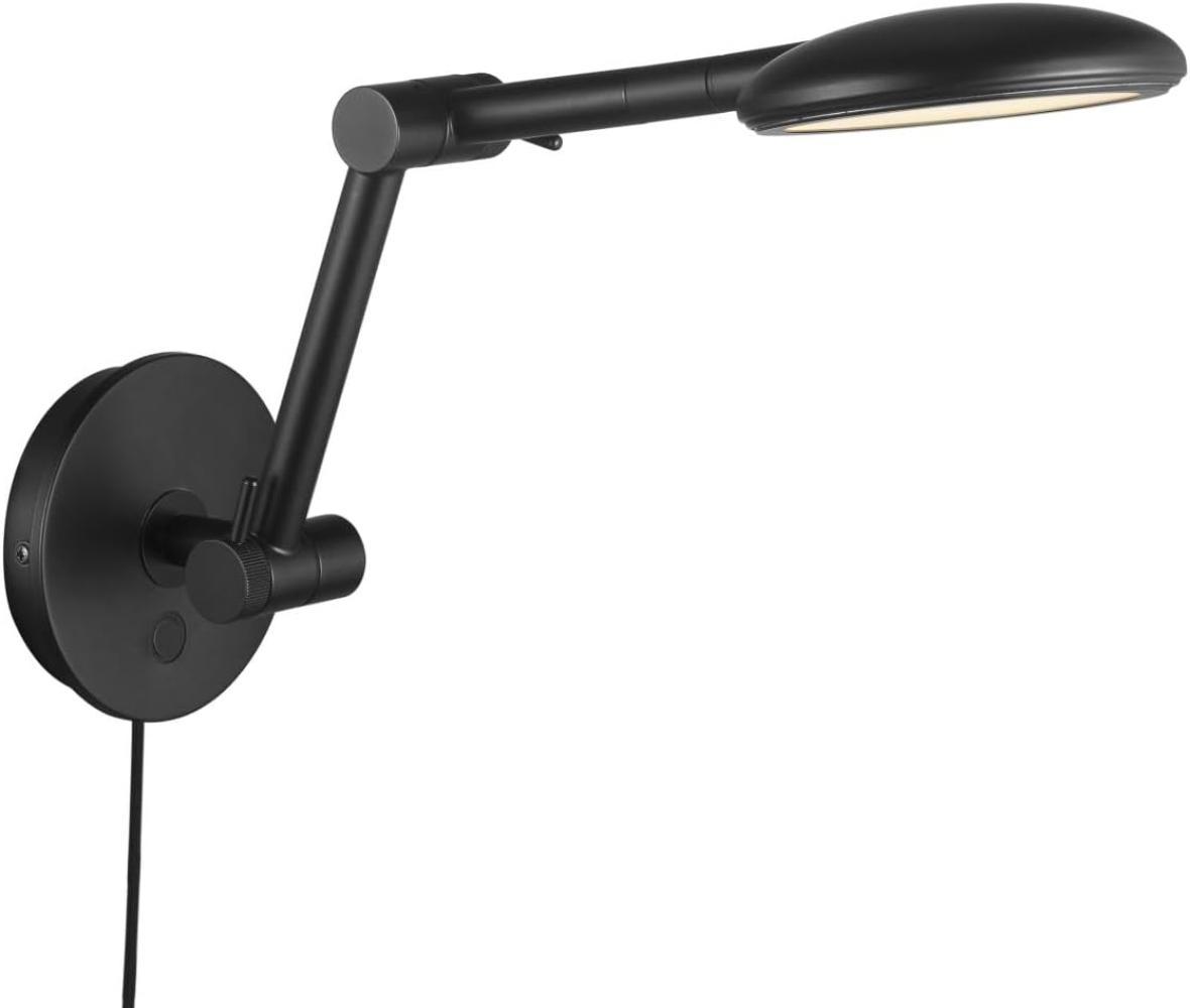Nordlux BEND LED Wandleuchte schwarz 410lm Touchdimmer 31,8x12x21cm Bild 1