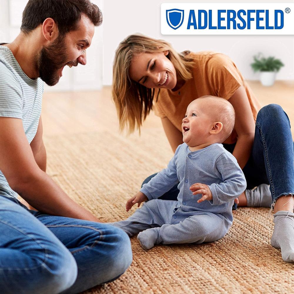 Adlersfeld® - Steckdosen Kindersicherung - [20 Stück] - Steckdosenschutz zum Kleben - Kindersicherung für Steckdose - Steckdosensicherung für Babys und Kinder Bild 1