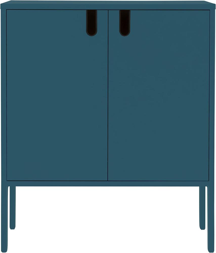 TENZO 8552-023 UNO Designer Schrank 2 Türen, MDF/Spanplatte, Petrol, 76 x 40 x 89 cm Bild 1