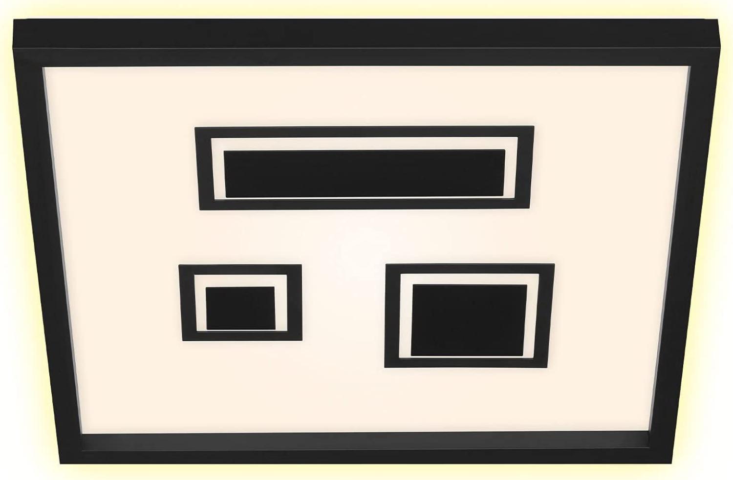Briloner LED Panel Pac schwarz-weiß 42,3 x 42,3 cm mit Backlight warmweiß Bild 1