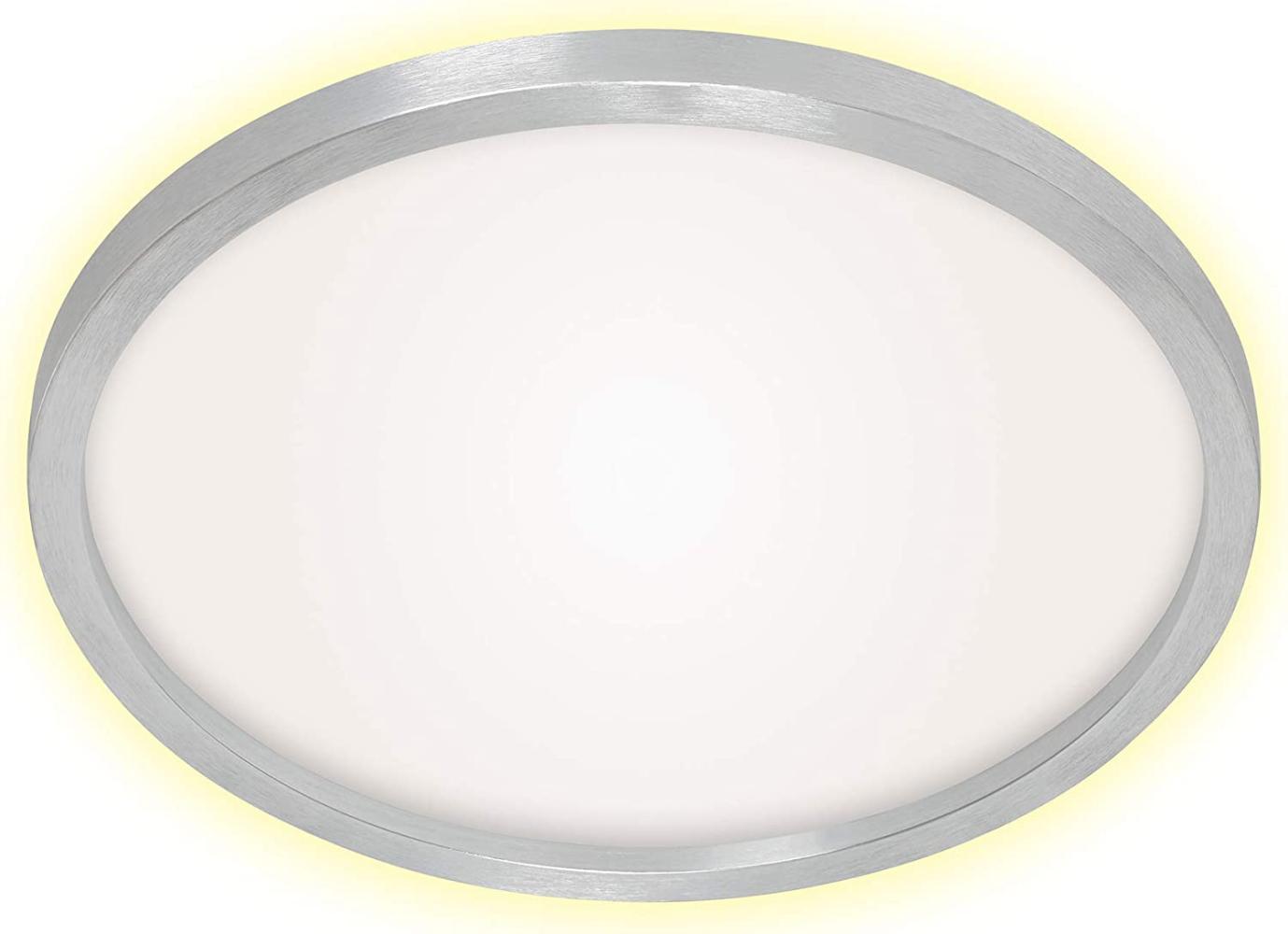 Briloner LED Panel Cadre alu Ø 42,5 cm warmweiß, Backlight-Effekt Bild 1