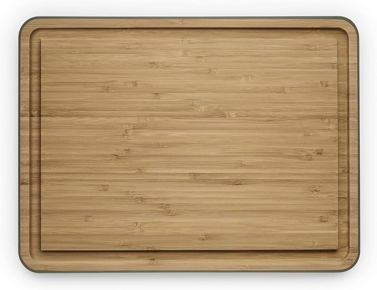Eva Solo Green tool Schneidebrett, mit Saftrille, Schneidbrett, Holzbrett, Tranchierbrett, Küchenbrett, Bambusholz, 39 x 28 cm, 520350 Bild 1