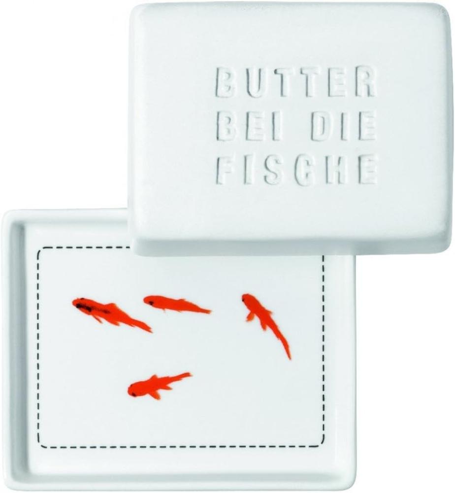 DINING BREAKFAST. BUTTERDOSE KLEIN "BUTTER BEI DIE FISCHE" Bild 1