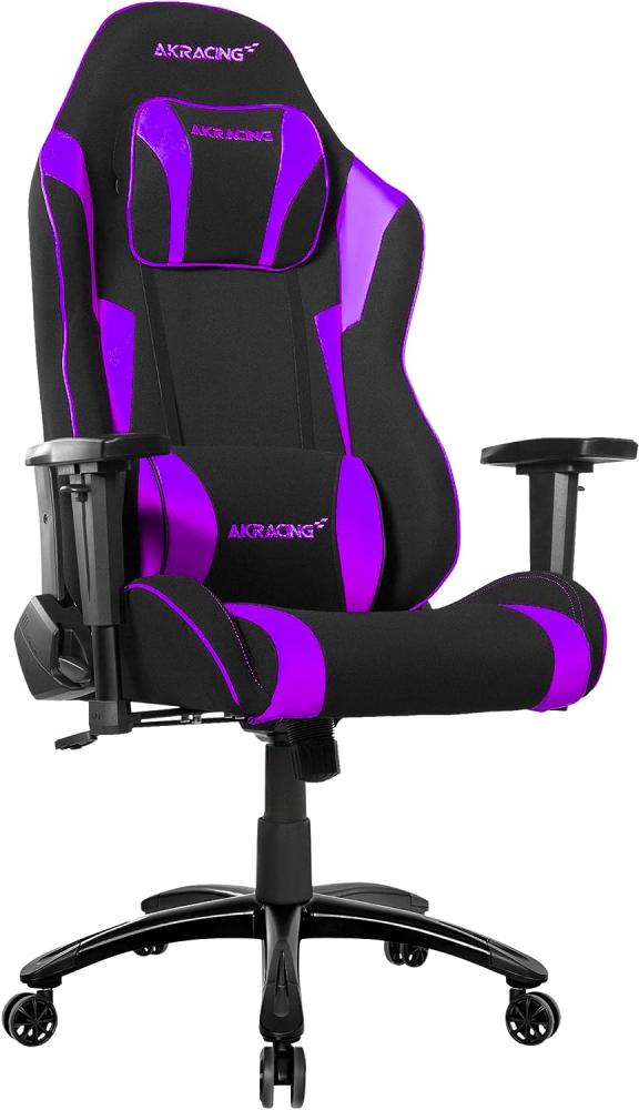 AKRacing Chair Core EX-WIDE SE Gaming Stuhl, Stoff/Kunstleder, Schwarz/Indigo, 5 Jahre Herstellergarantie Bild 1
