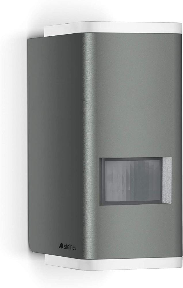Steinel LED-Außenwandleuchte L 930 S anthrazit, 140°-Infrarot-Bewegungsmelder, Aluminium, Up-/Downlight 3000 K warmweiß, Softlichtstart Bild 1