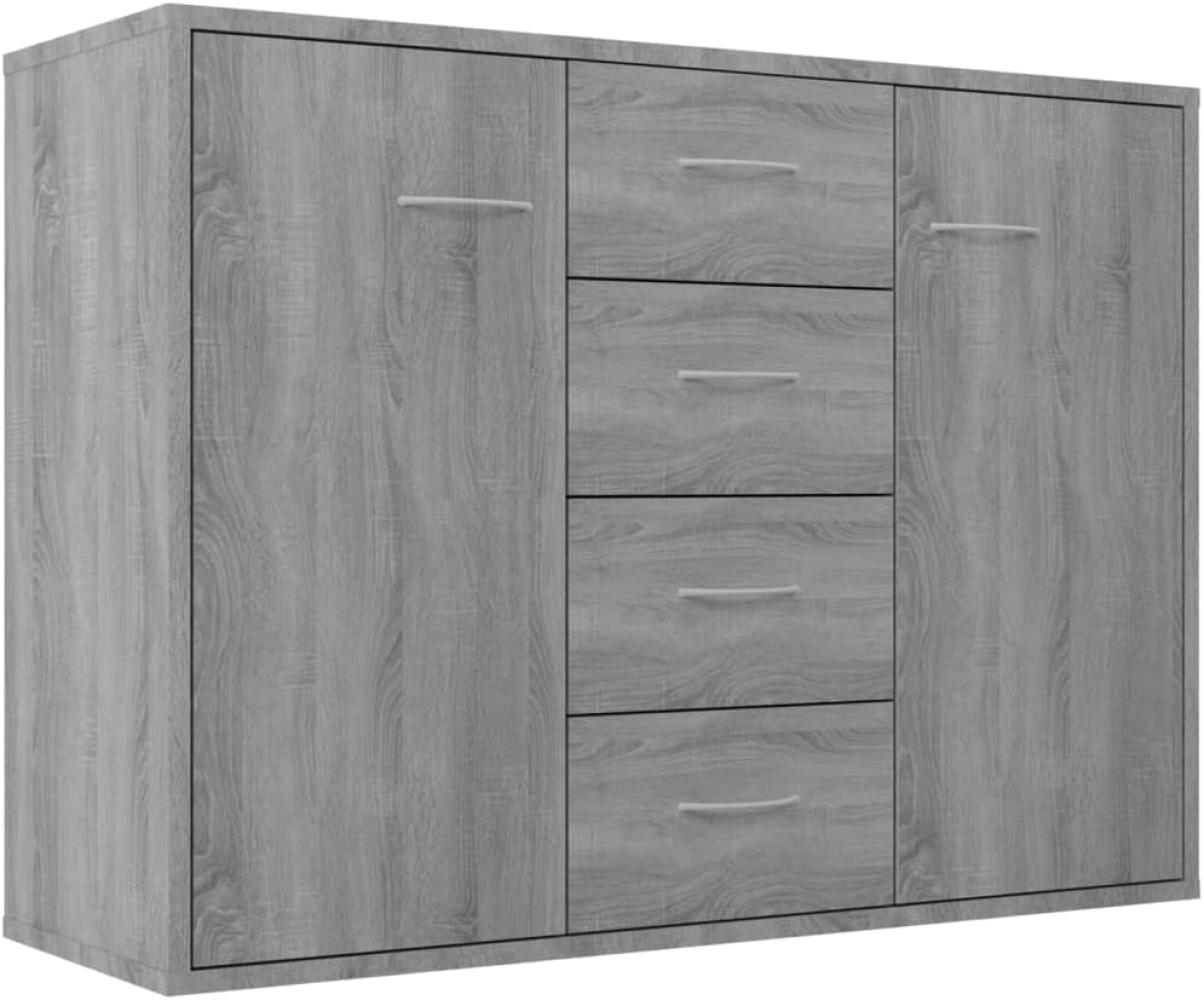 Sideboard Grau Sonoma 88x30x65 cm Holzwerkstoff Bild 1