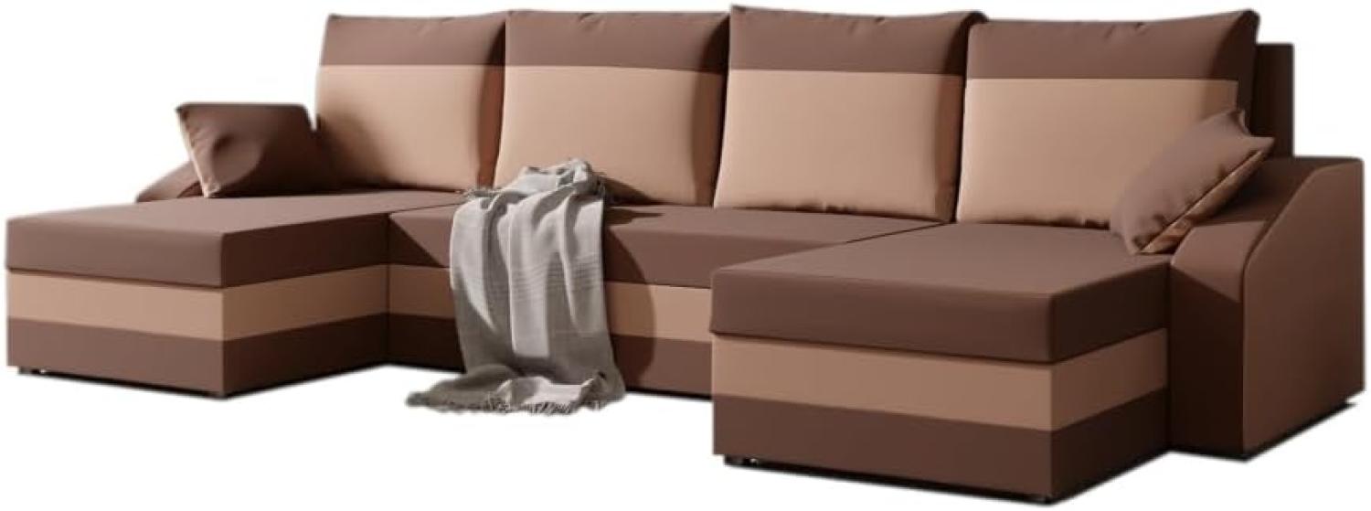 Sofa mit Schlaffunktion in U-Form WELTA, 302x75x138,haiti 5/haiti 3 Bild 1