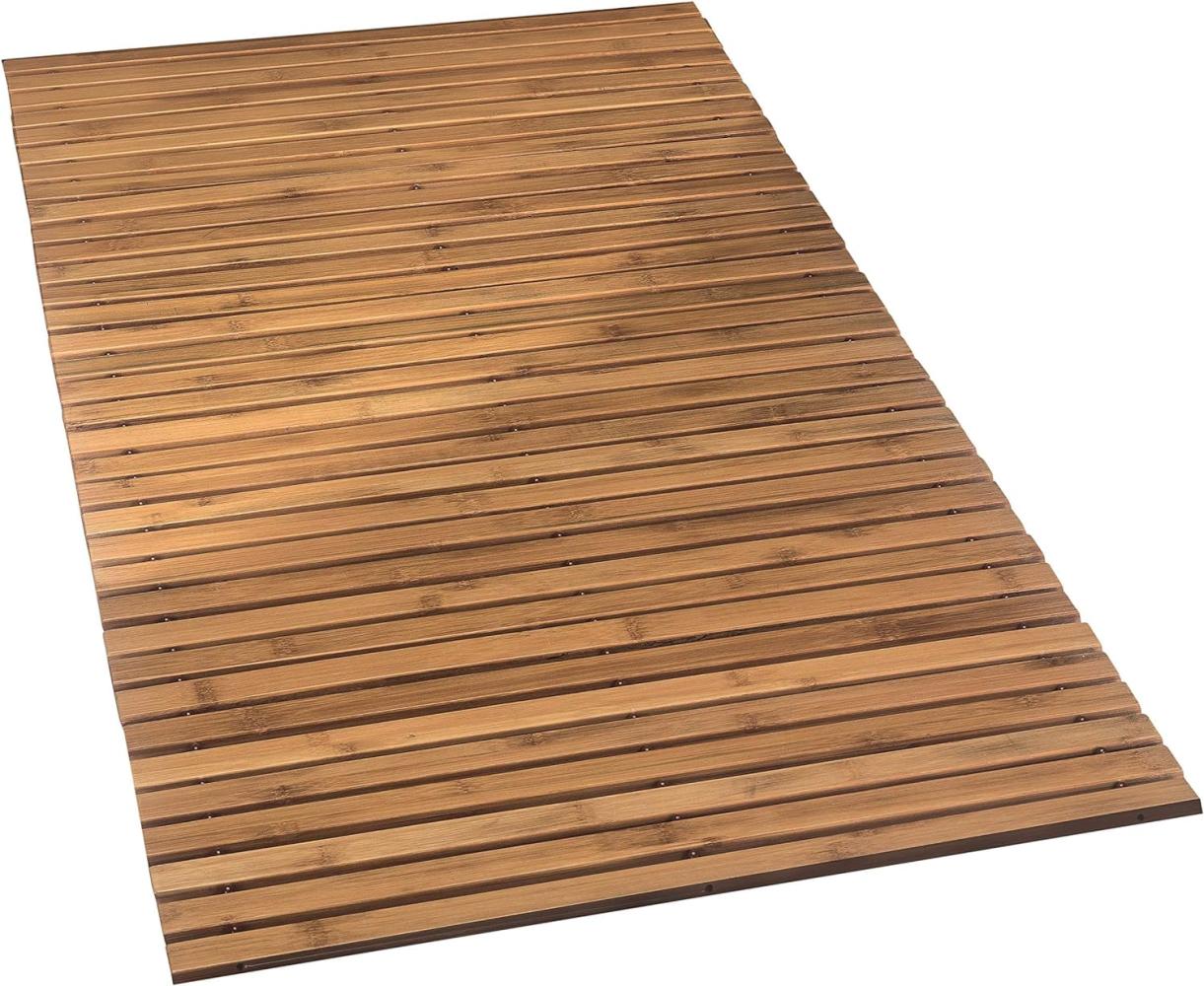 Kleine Wolke Holzmatte Level Badteppich, 100% Bambus, Natur, 115 x 60 cm, 115. 00 x 60. 00 cm, 4072202455 Bild 1