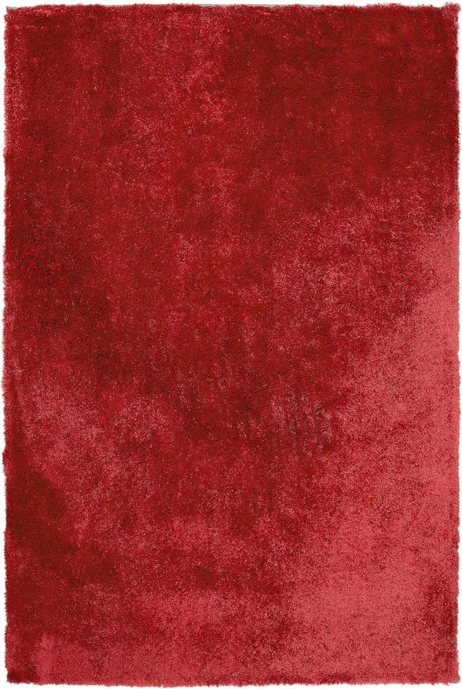 Teppich rot 160 x 230 cm Shaggy EVREN Bild 1