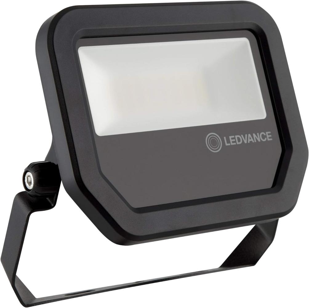 Ledvance Fluter LED: für Wand/Decke/Boden, FLOODLIGHT 20 W / 20 W, 100…277 V, Cool Daylight, 6500 K, Gehäusematerial: Aluminium, IP65, 4058075421059, Schwarz Bild 1