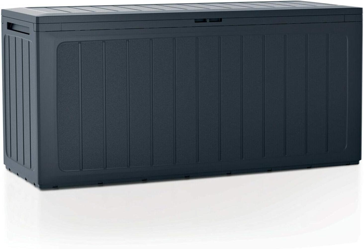 280 Liter Gartenbox Prosperplast Boardebox aus Kunststoff in der Farbe Anthrazit 116 x 43,3 x 55 cm Bild 1