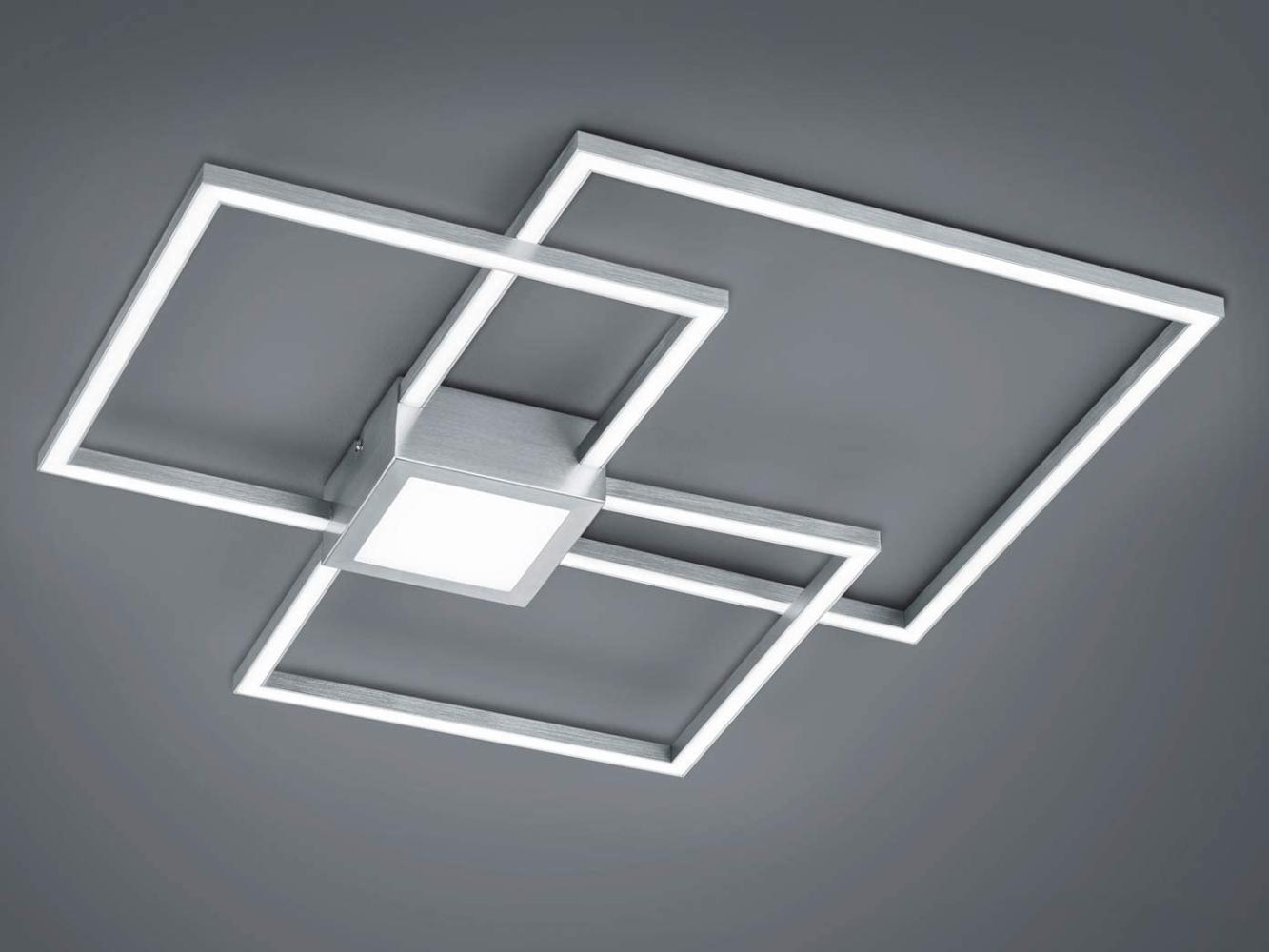 TRIO-Leuchten Deckenleuchte LED HYDRA (BHT 66x7x66 cm) BHT 66x7x66 cm weiß Deckenlampe Bild 1