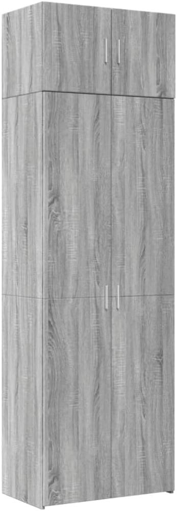 Hochschrank Grau Sonoma 70x42,5x225 cm Holzwerkstoff 3281327 Bild 1