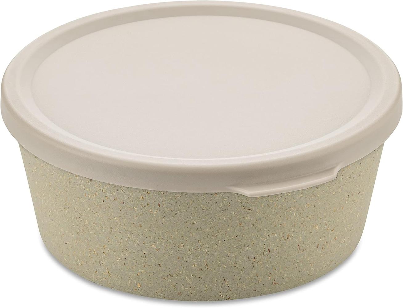 Koziol Schale Connect Bowl Mit Deckel, Schüssel, Kunststoff-Holz-Mix, Nature Desert Sand, 890 ml, 7271700 Bild 1