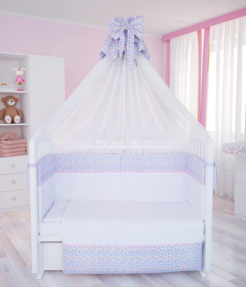 Polini Kids Baby Bett-Set Wäsche Set 120x60 'Charme' 7-tlg Bild 1