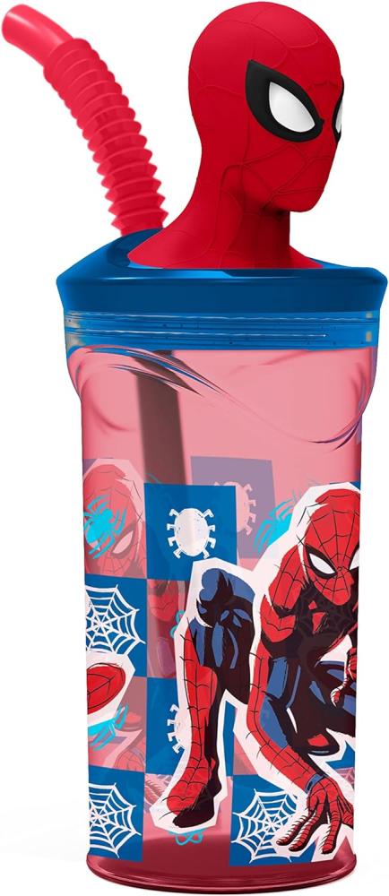 Spider-Man - Trinkbecher mit 3D-Figur - 360 ml Bild 1