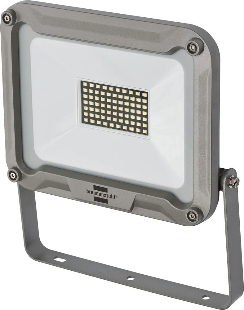 Brennenstuhl LED Strahler JARO 5050 (50W, 4400lm, 6500K, IP65, LED-Außenstrahler zur Wandmontage aus Aluminium) Bild 1