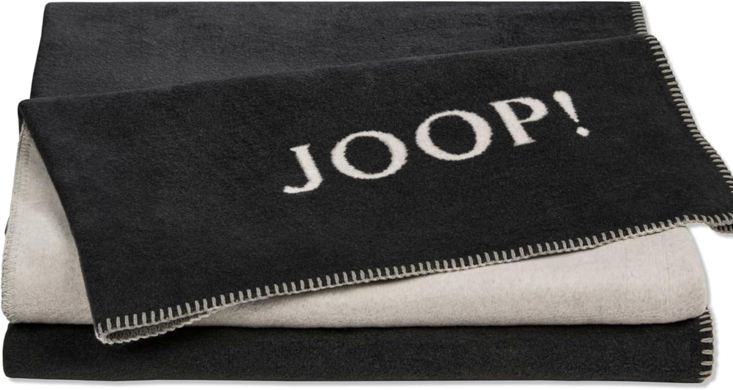 Joop Decke Uni-Doubleface Anthrazit-Ash 150x200 cm Bild 1