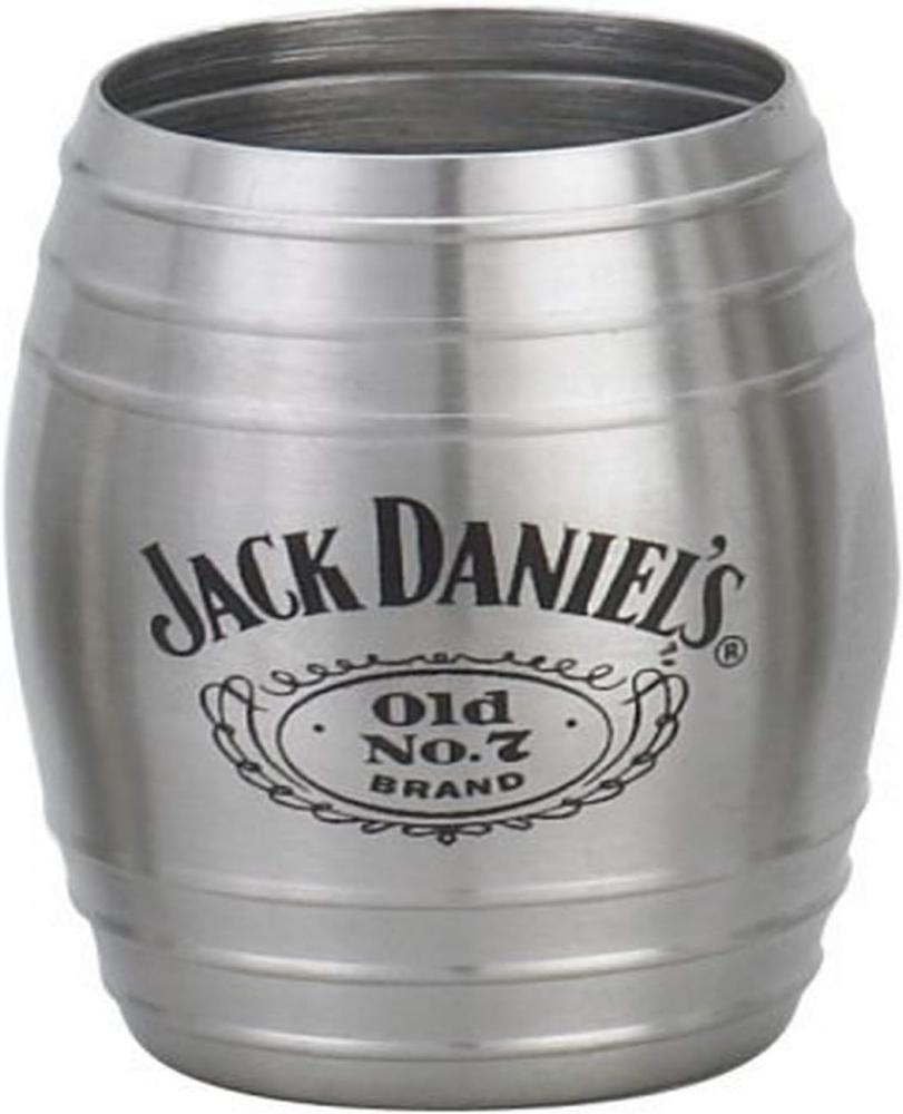 Jack Daniels Lizenzprodukt Barware Schnapsglas 2 oz. silber Bild 1