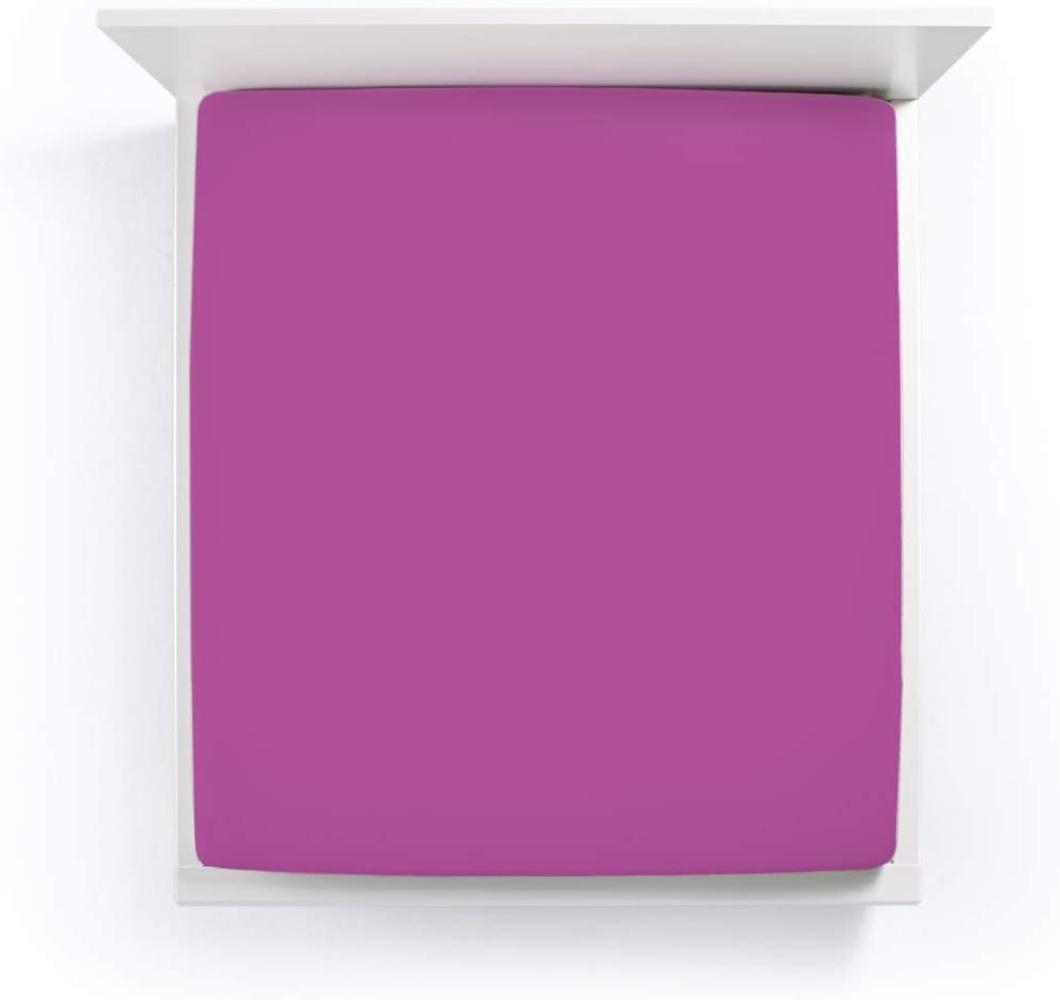 Formesse Bella-Donna Jersey Spannbettlaken | 90x190 - 100x220 cm | flamingo Bild 1