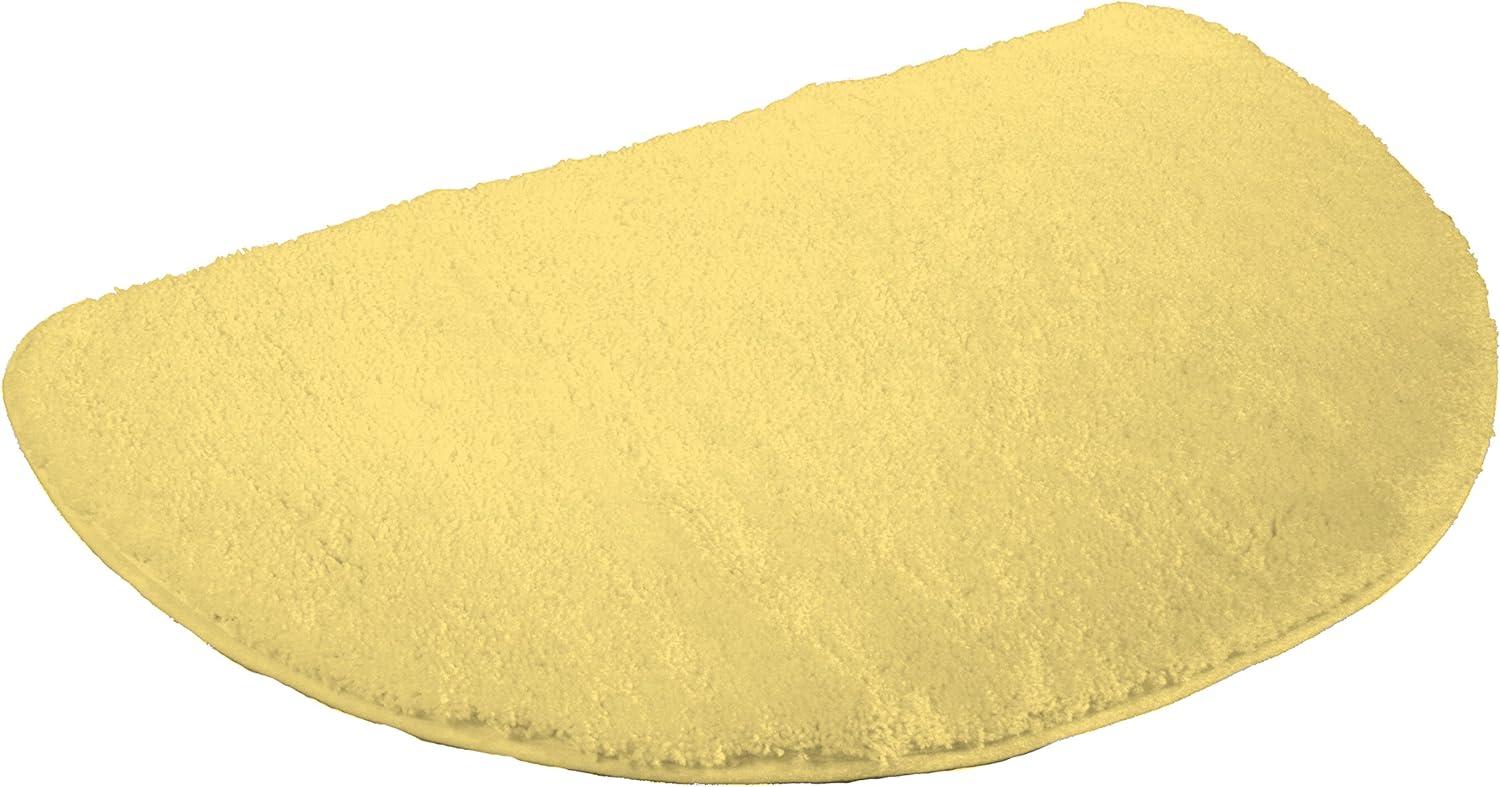 Kinzler J-10005/06 gelb Duschmatte, Mikrofaser, 50x80 cm halbrund Bild 1